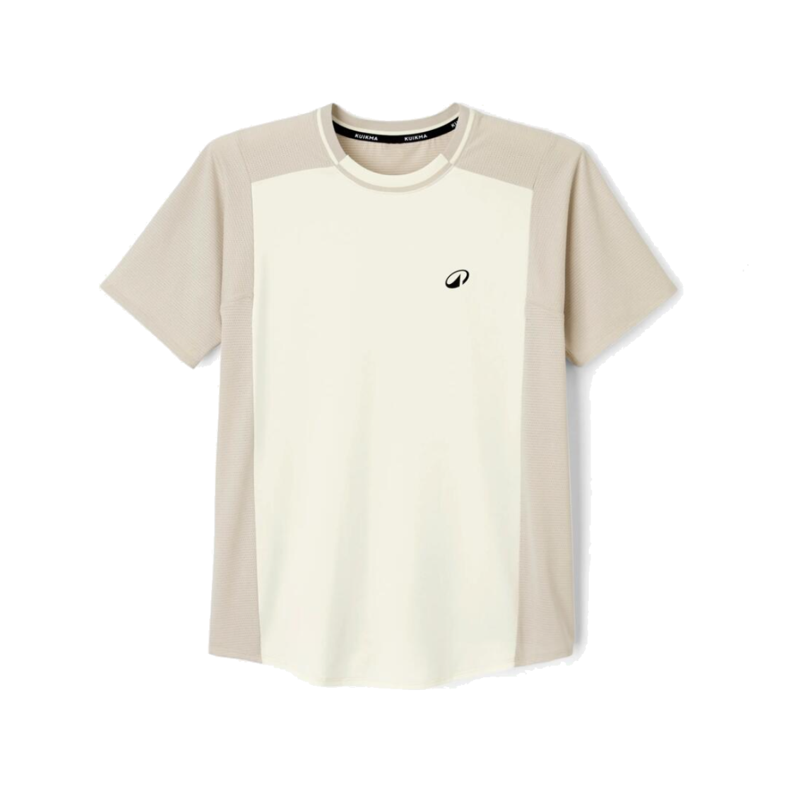 8970619 Decathlon Men's Tennis Short Sleeve T-Shirt Dry Cotton White