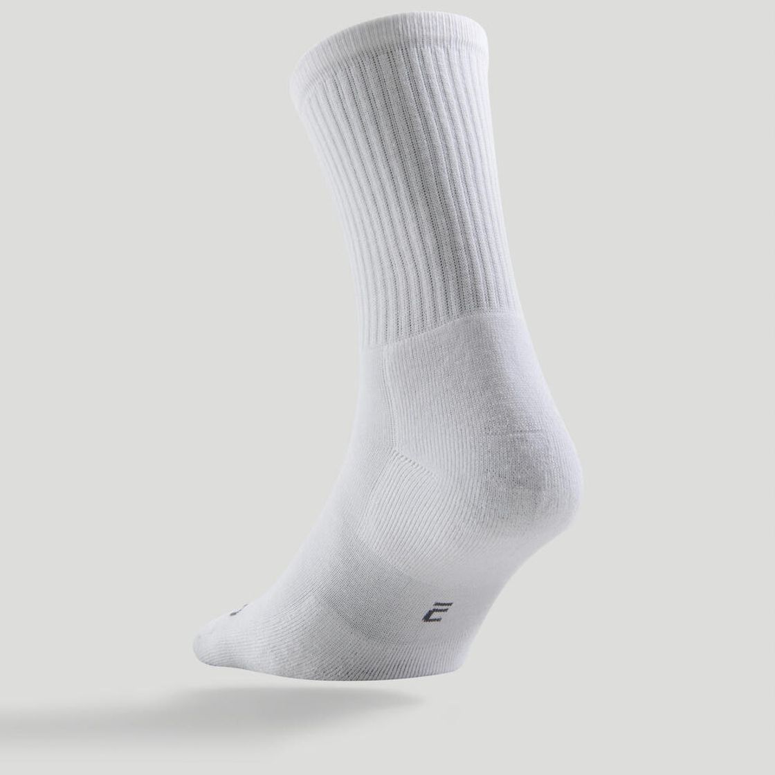 데카트론 라켓 스포츠 장목 양말 3켤레 RS100 울트라 화이트(Decathlon Racket Sports Crew Socks 3 Pairs RS100 Ultra White) - 4