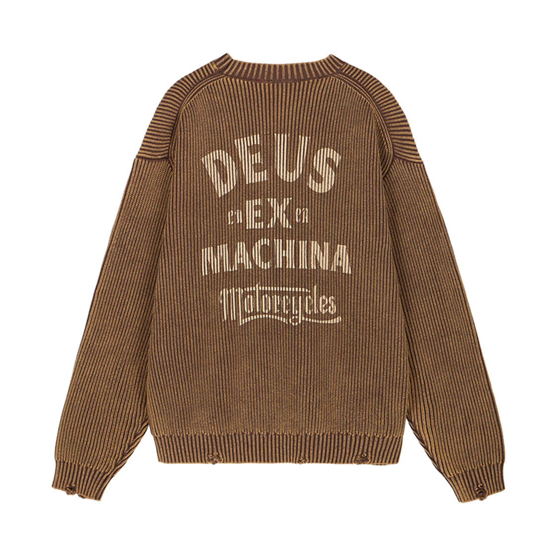 D263UKT220080 [6% 적립] Deus Ex Machina Dyed Drifter Knit Top Brown