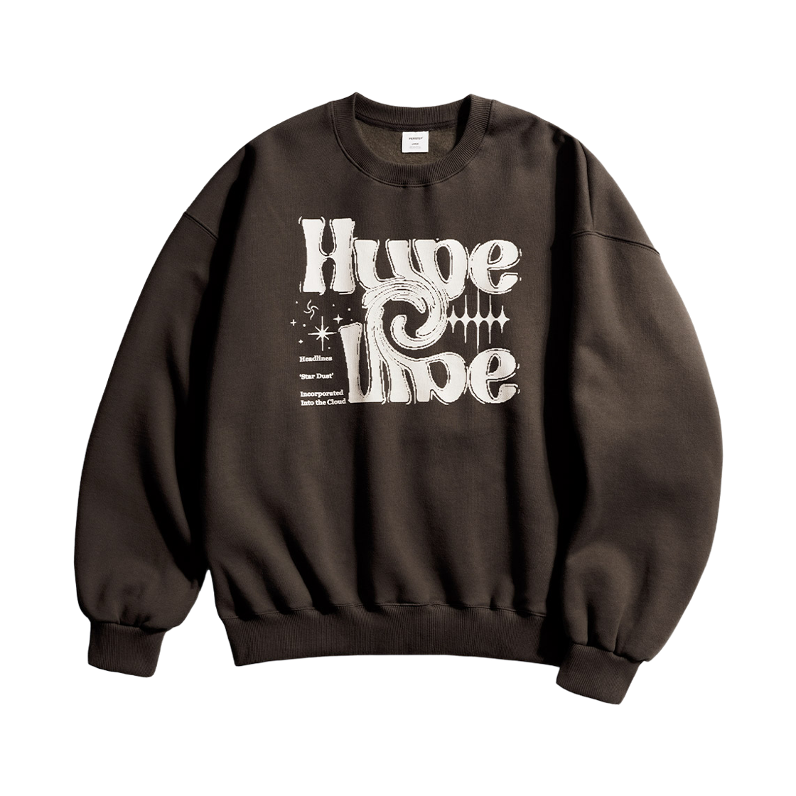 HYMT4607_Brown_291 PERSTEP Hype Sweat Shirt Brown HYMT4607