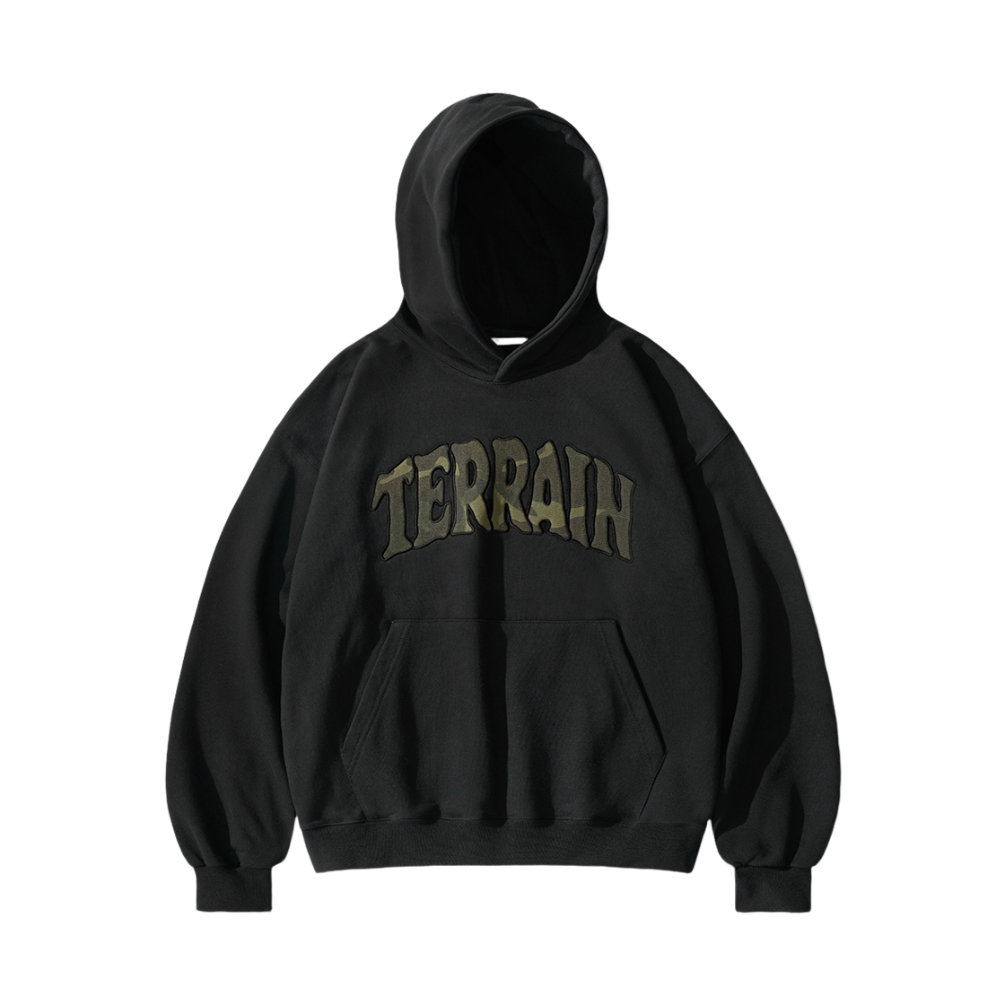MMHD6969_black_29 EZKATON Camo Terrain Heavy Cotton Hoodie Black MMHD6969