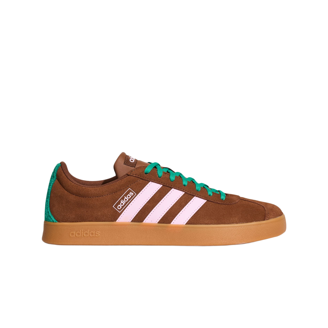 LB5437 Adidas VL Court Classic Preloved Brown Court Green