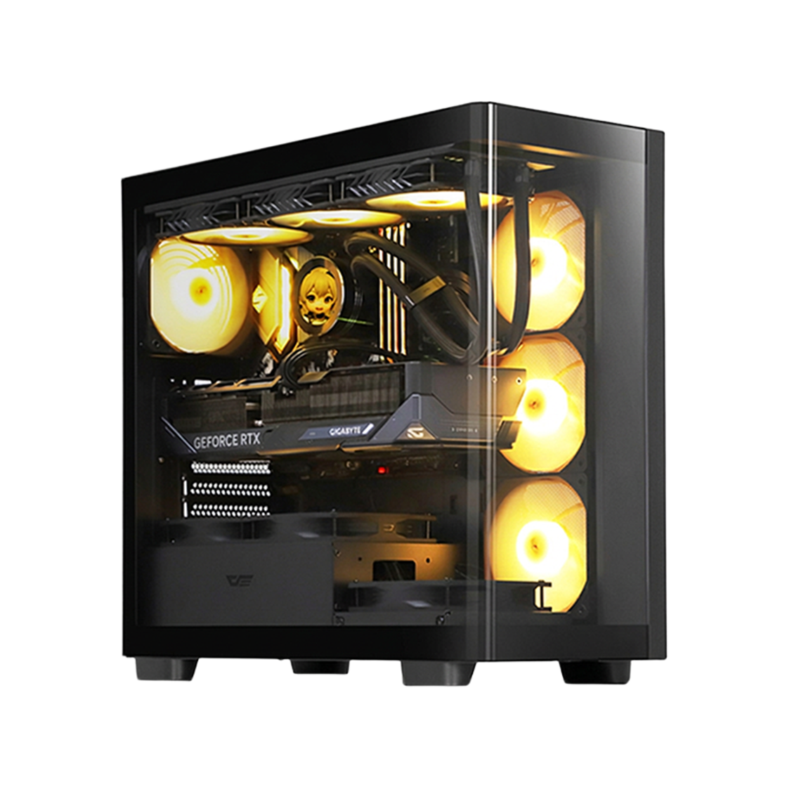 컴집 어비스 01 게이밍 디자인 영상편집용 조립 PC (9600X / B850M(WiFi) / DDR5 32G / 1TB / RTX 5060 / Windows 11)(Comzip Abyss  01 Gaming & Creative Desktop PC (9600X / B850M(WiFi) / DDR5 32G / 1TB / RTX 5060 / Windows 11)) - 1