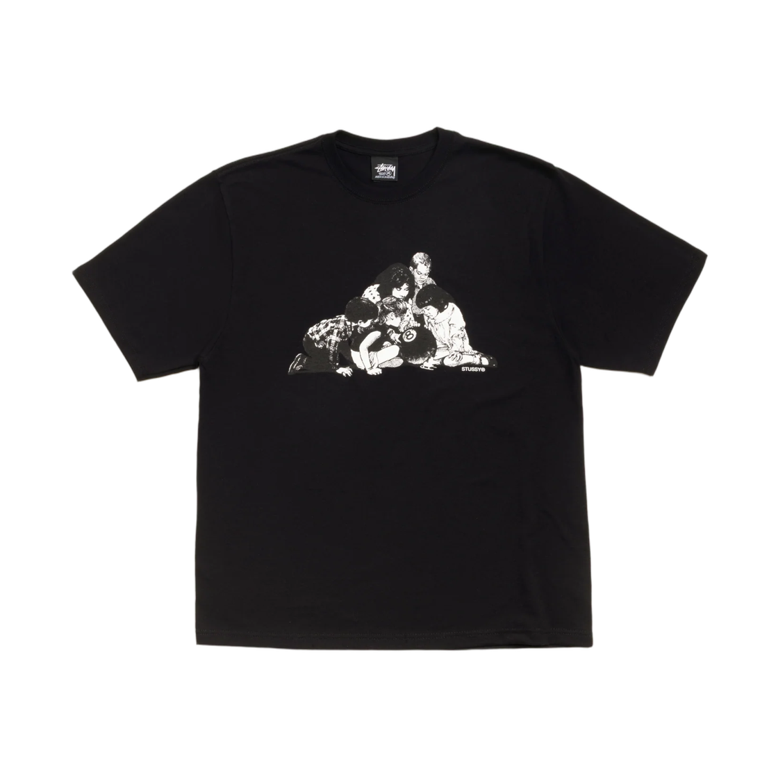 1905205 Stussy Kids T-Shirt Black