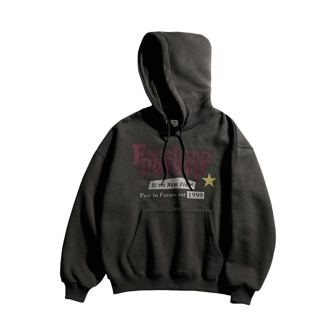HYHD4596_Charcoal_291 PERSTEP Seeker Warm Hoodie Charcoal HYHD4596