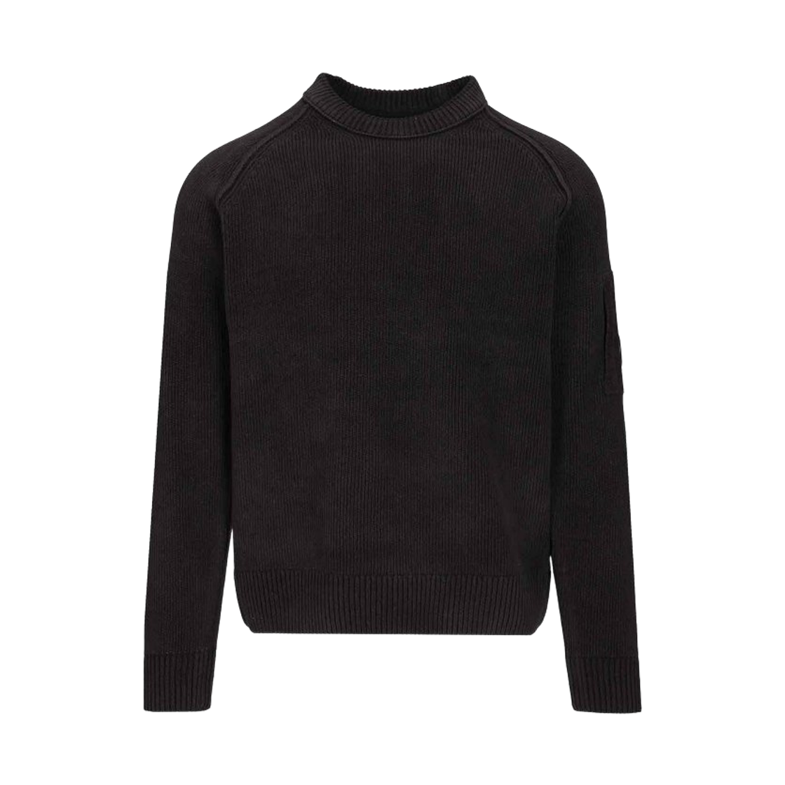 21CMKN196A005558G888 C.P. Company Chenille Cotton Crewneck Knit Eclipse Blue - 26FW