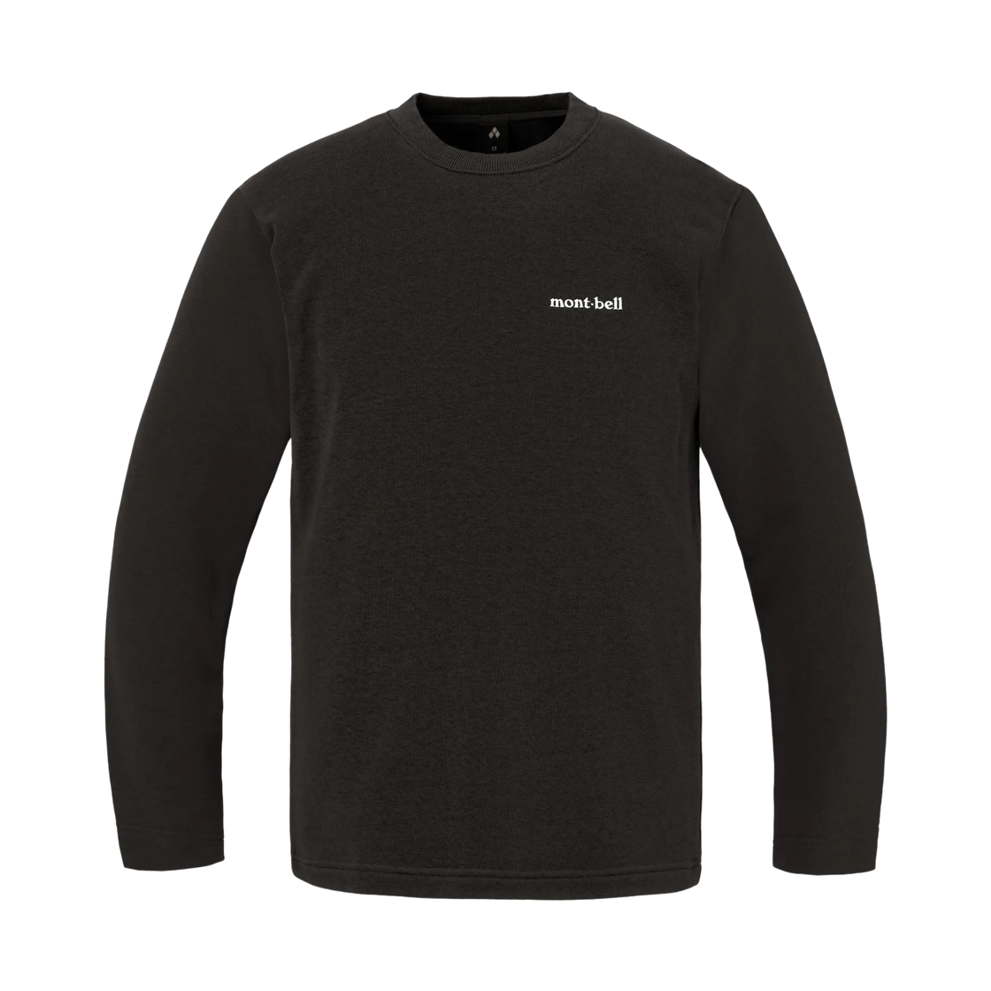 2304613 Montbell Cotton Lite Sweatshirt Black