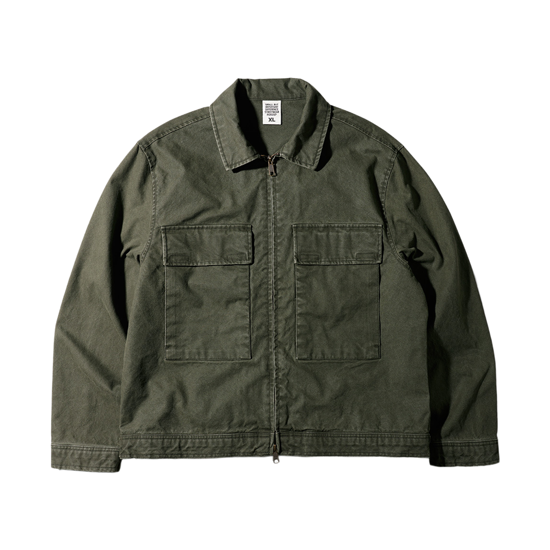 SMOT4684_Mossgreen_291 PERSTEP Oxford Cotton Work Jacket Mossgreen SMOT4684