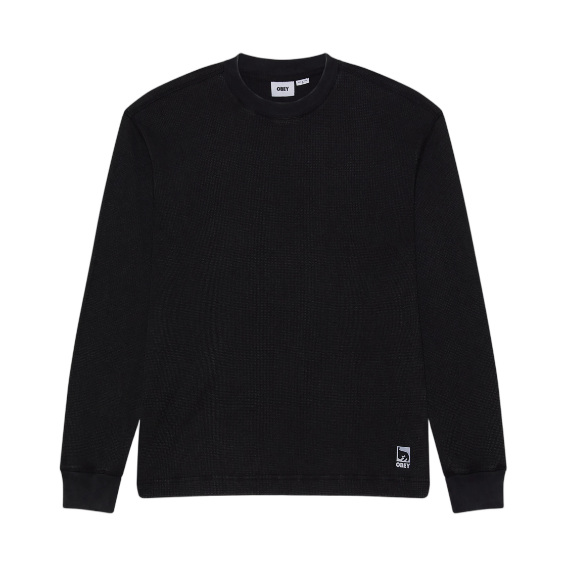 131030146 Obey Post Thermal Dusty Black Limo