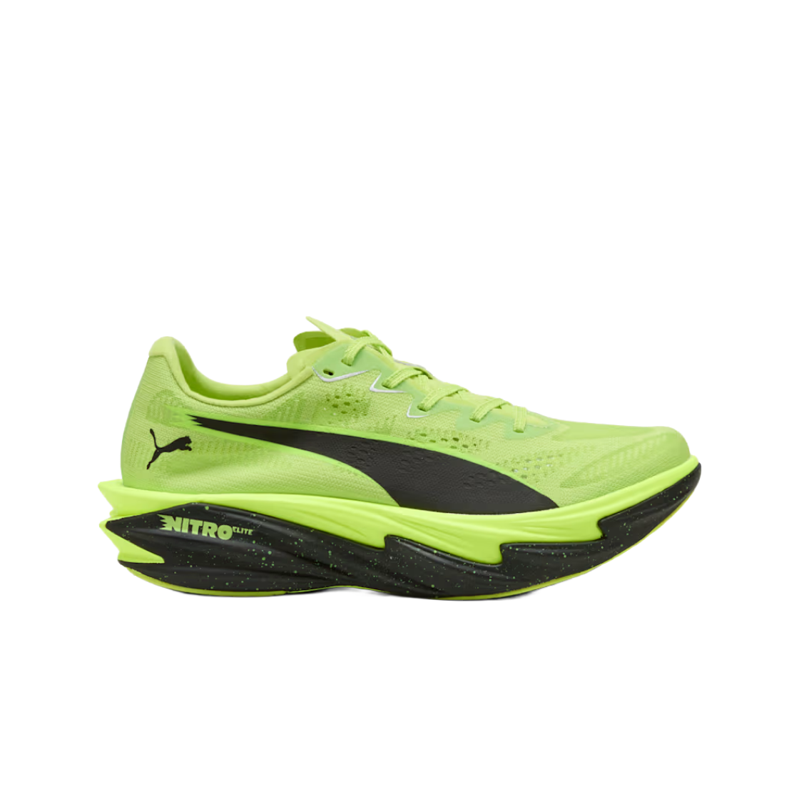 312128-10 (W) Puma Deviate Nitro Elite 4 Sunny Lime Black
