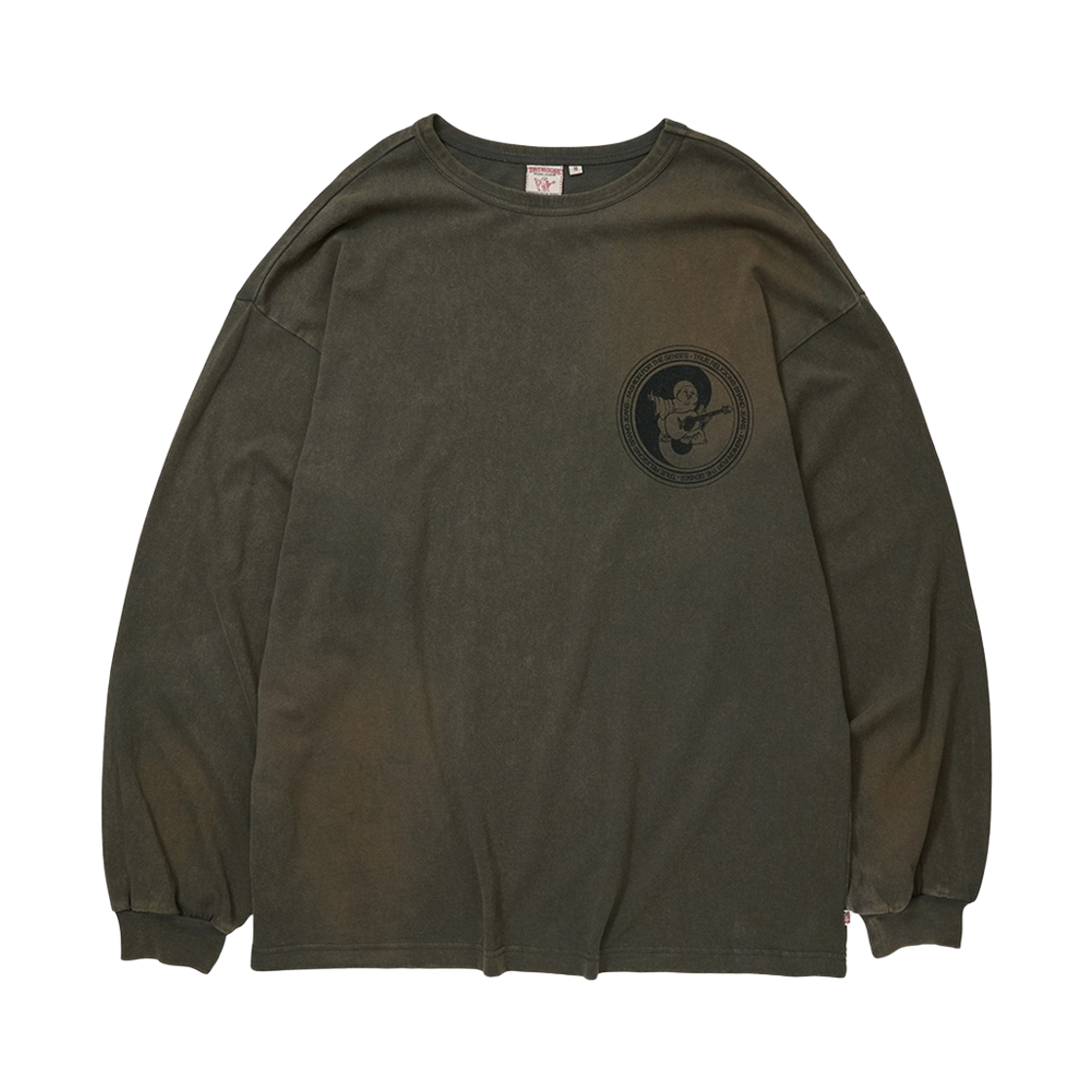 트루릴리젼 탈리스만 워시드 롱슬리브 - 카키(True Religion Talisman Washed Long Sleeve - Khaki)