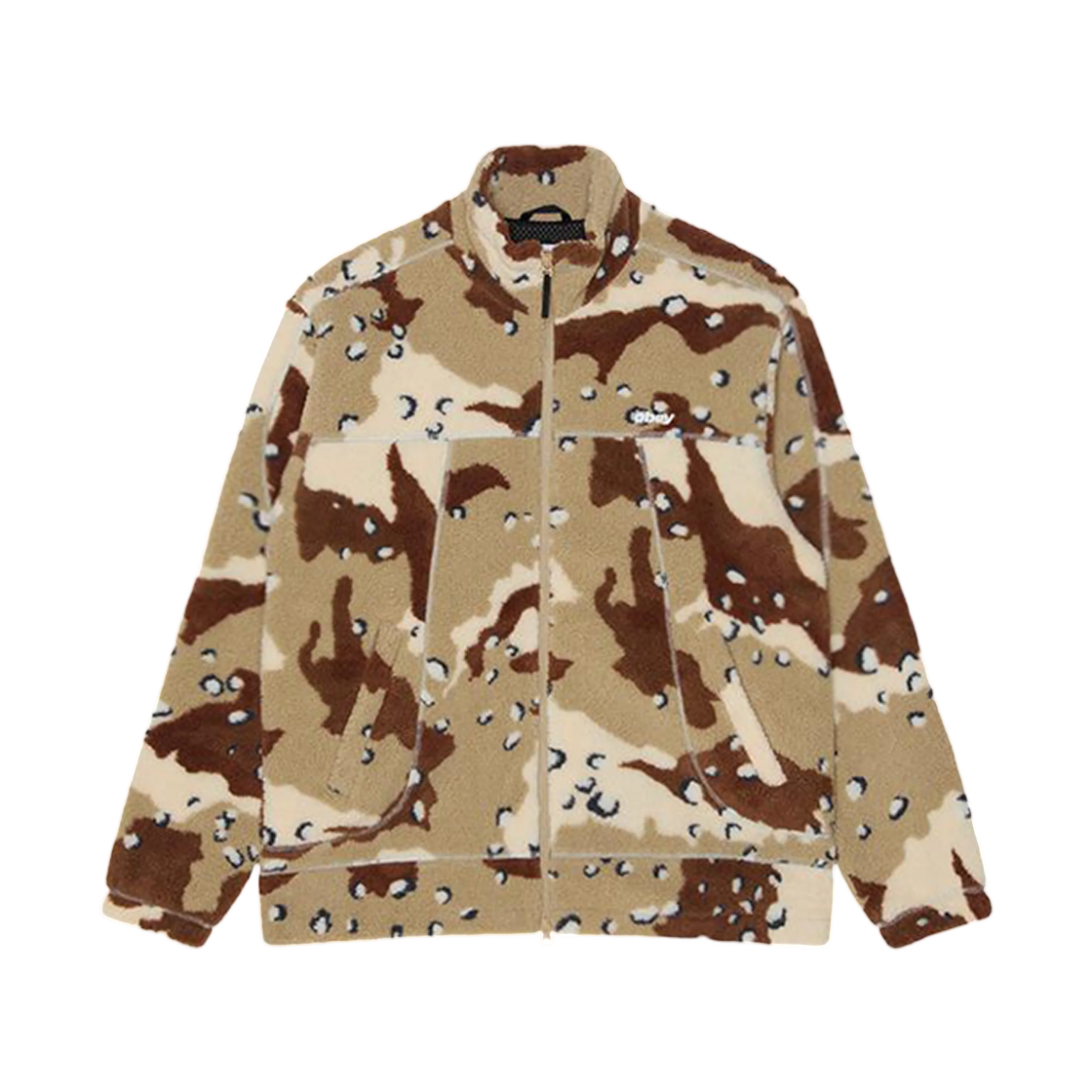121800624 Obey Axis Sherpa Jacket Desert Camo