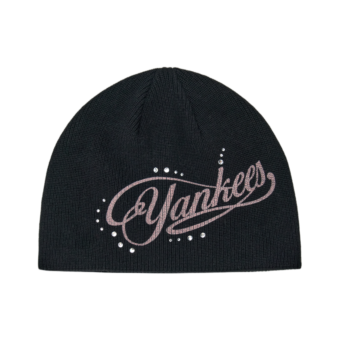 MLB 페미닌 노 커프스 비니 뉴욕양키스 블랙(MLB Feminine No Cuffs Beanie New York Yankees Black) - 1