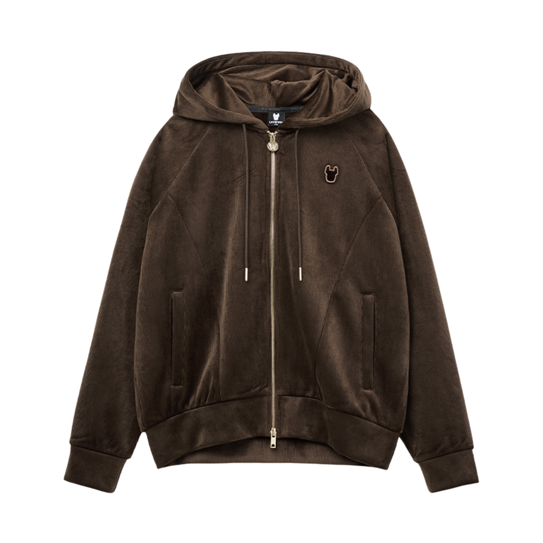 라이프워크 벨로아 라독 코듀로이 후드 집업_LW254ZT846(Lifework Velour Radon Corduroy Hoodie Zip-up_LW254ZT846) - 1