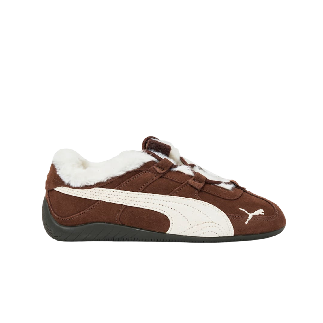 (W) 푸마 스피드캣 고 퍼 체스트넛 브라운 프로스티드 아이보리((W) Puma Speedcat Go Fur Chestnut Brown Frosted Ivory)