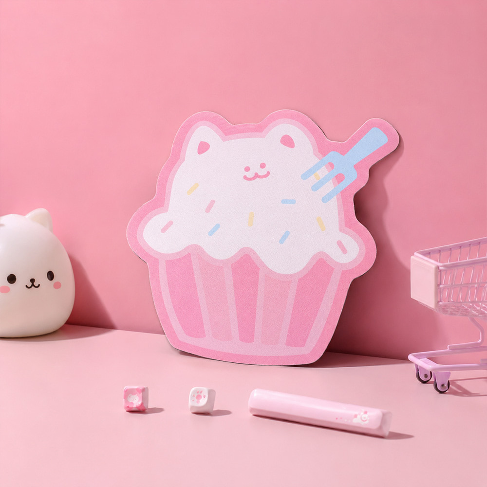 윤지 고양이 컵케이크 마우스패드([YUNZII] Cat Cupcake Mouse Pad) - 3