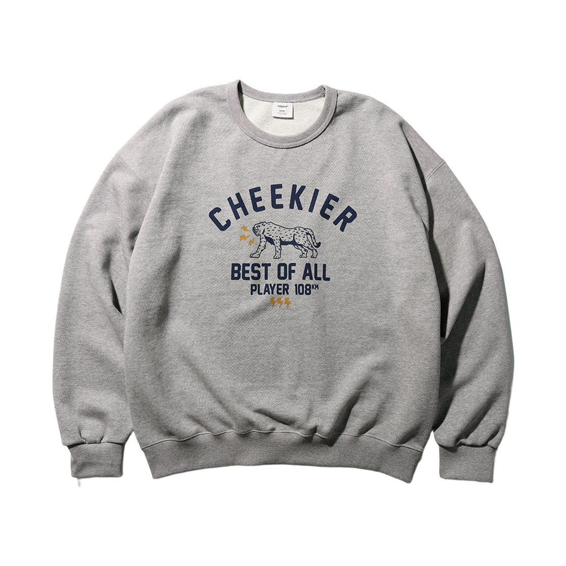 BJMT4680_Gray_291 PERSTEP Of All Player Heavy Weight Sweat Shirt Gray BJMT4680