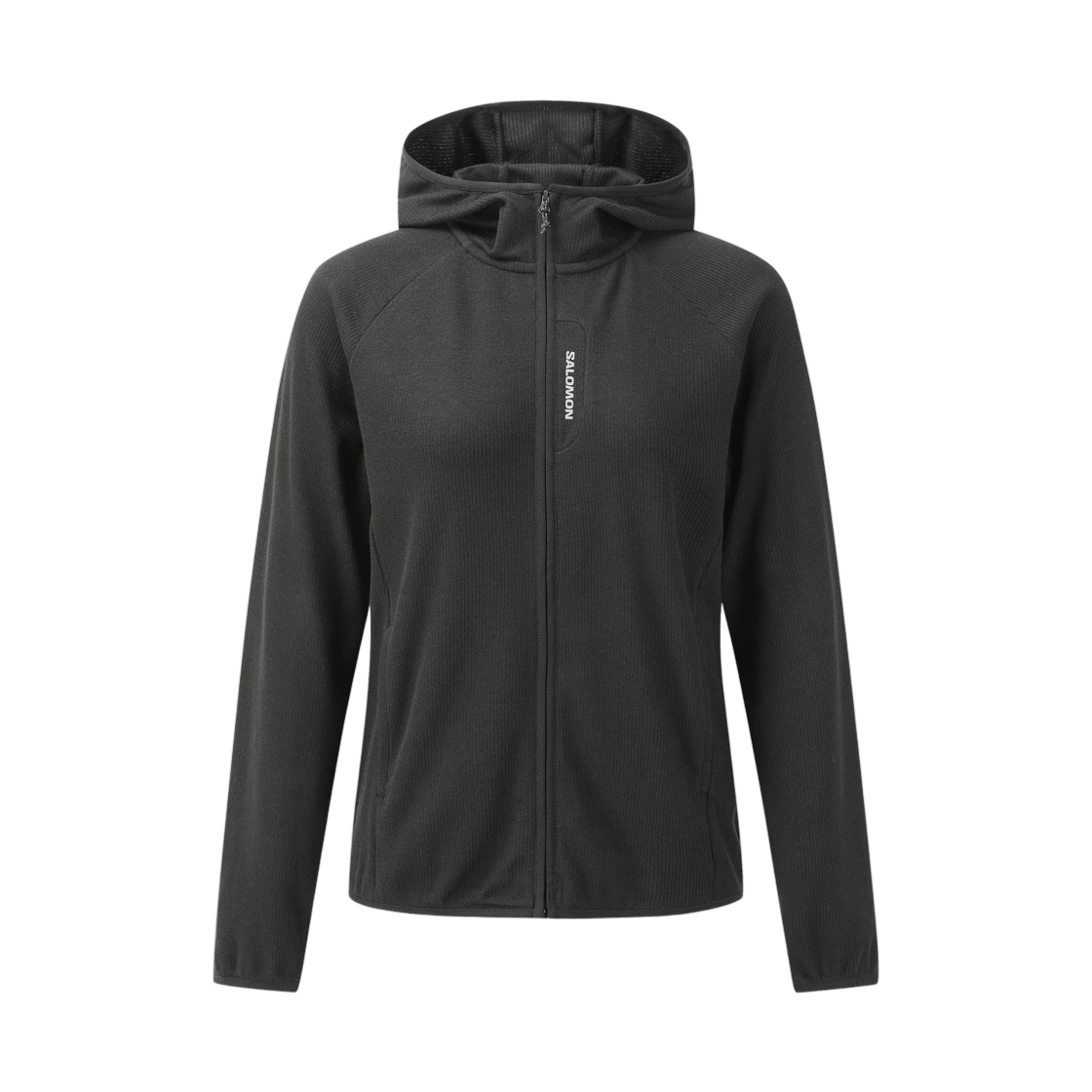 LD0401900 (W) Salomon Ridge Hooded Zip Jacket Black