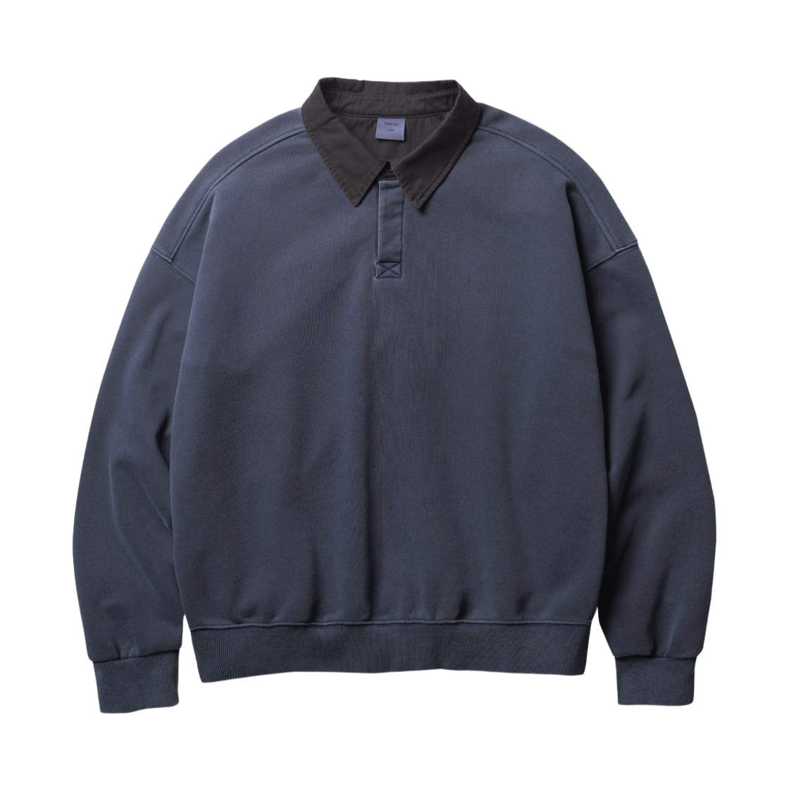 ISMT4743_stonenavy_29 PERSTEP Lazy Field Pigment Collar Sweatshirt Stonenavy ISMT4743