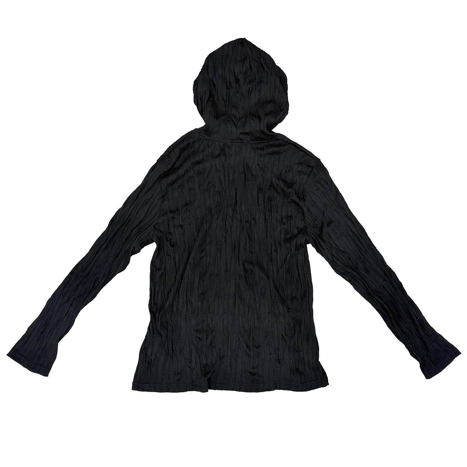 쎄르페 링클 후디 블랙(SSERPE Wrinkle Hoodie Black) - 2