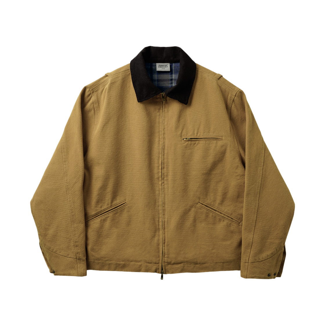 SMOT4658_Beige_292 PERSTEP Heavy Washing Over Fit Jacket Beige SMOT4658