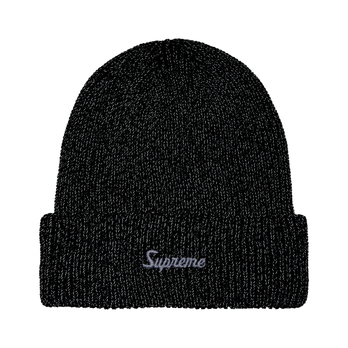 슈프림 루즈 게이지 비니 블랙 리플렉티브 - 26FW(Supreme Loose Gauge Beanie Black Reflective - 26FW) - 2