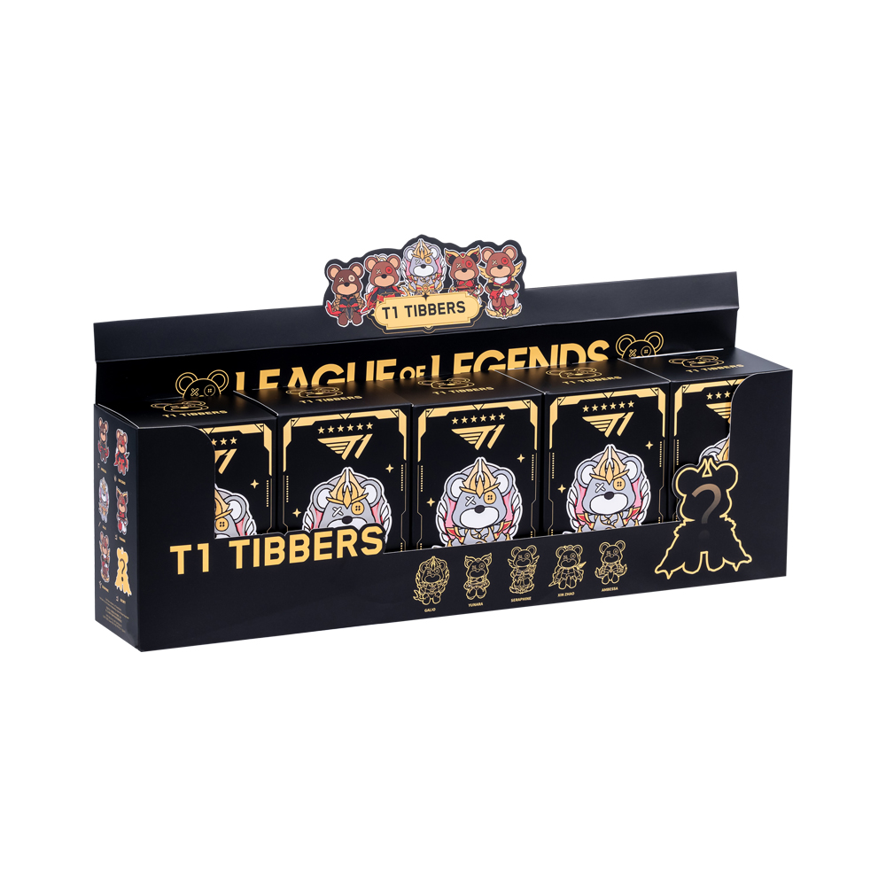 2025 월드 챔피언 T1 티버 열쇠고리 (무작위)(T1 2025 World Champion Tibbers Blind Box (Single Box)) - 3