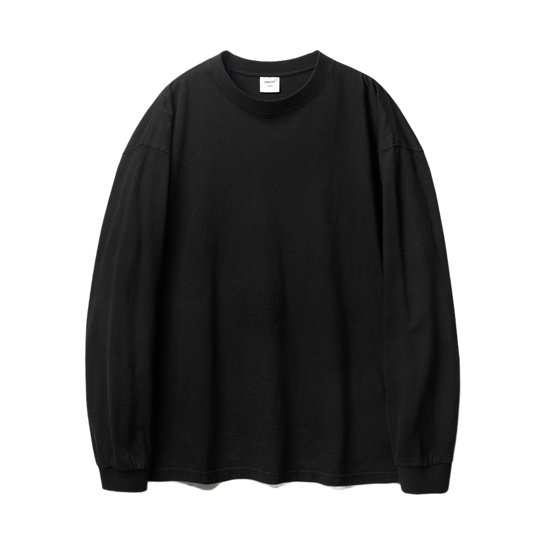 BJLS4647_Black_292 PERSTEP Paint Cooling Pigment Long Sleeve T-Shirt Black BJLS4647