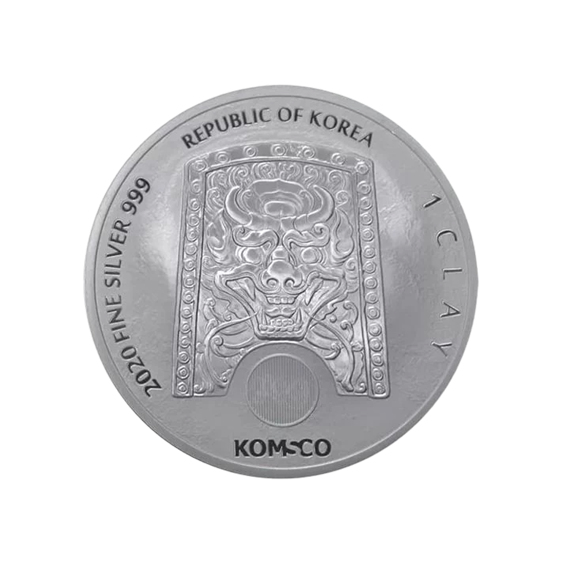 은 한국조폐공사 2020 치우천왕 프루프 메달 1온즈(Silver KOMSCO 2020 Chiwoo Cheonwang Proof Medal 1 oz)