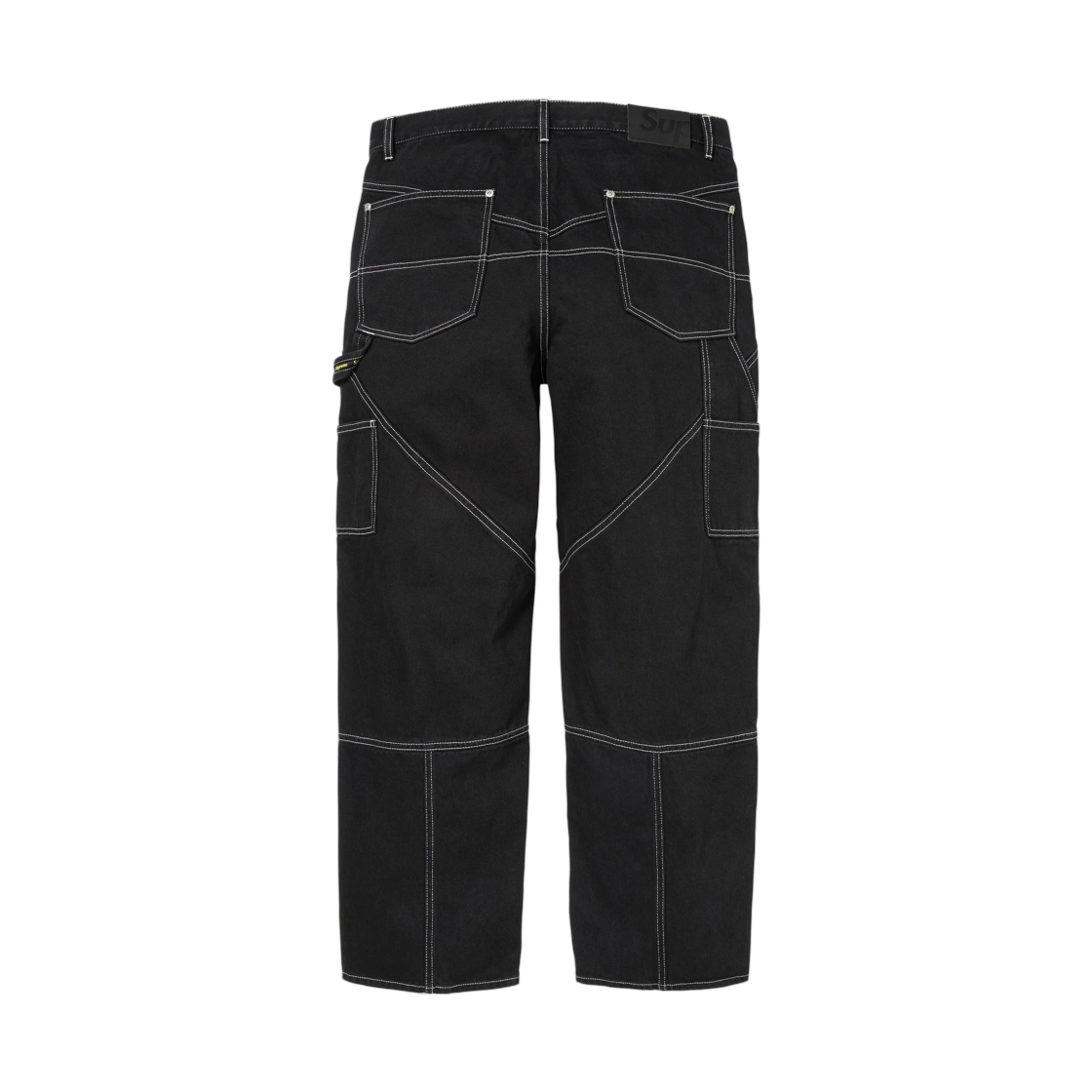 슈프림 패널드 더블 니 페인터 팬츠 블랙 - 26FW(Supreme Paneled Double Knee Painter Pant Black - 26FW) - 2