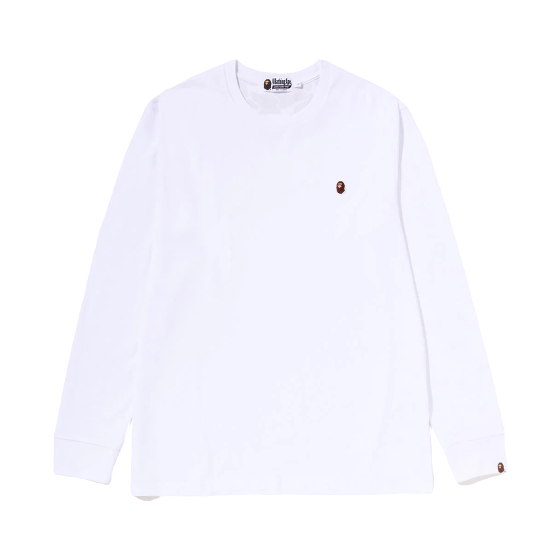 - BAPE One Point L/S T-Shirt White