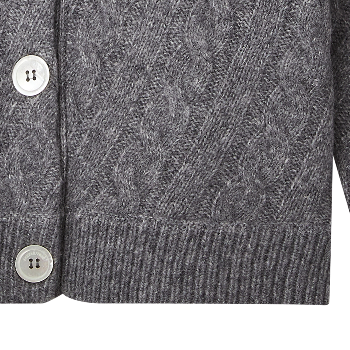 슈슈통 우먼 케이블 니트 가디건 그레이 - 26FW(Shushu/Tong Women Cable Knit Cardigan Grey - 26FW) - 6