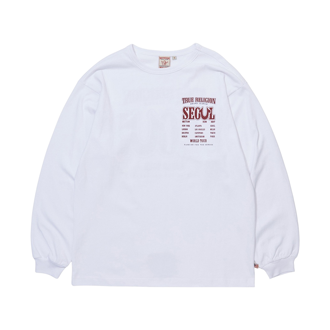 트루릴리젼 서울 시티 롱슬리브 - 화이트(True Religion Seoul City Long Sleeve - White)