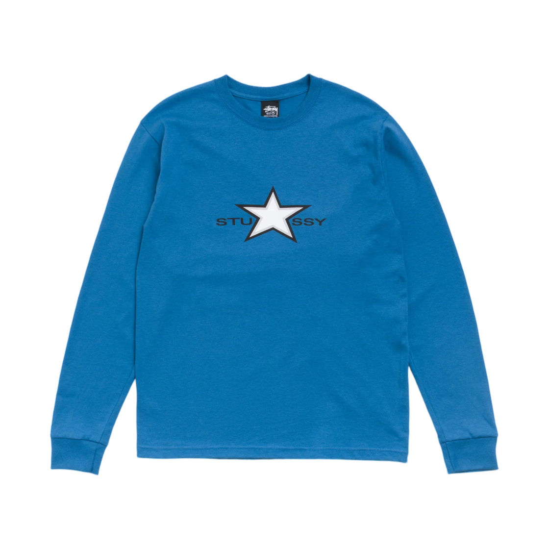 1995212 Stussy Star LS T-Shirt Blue
