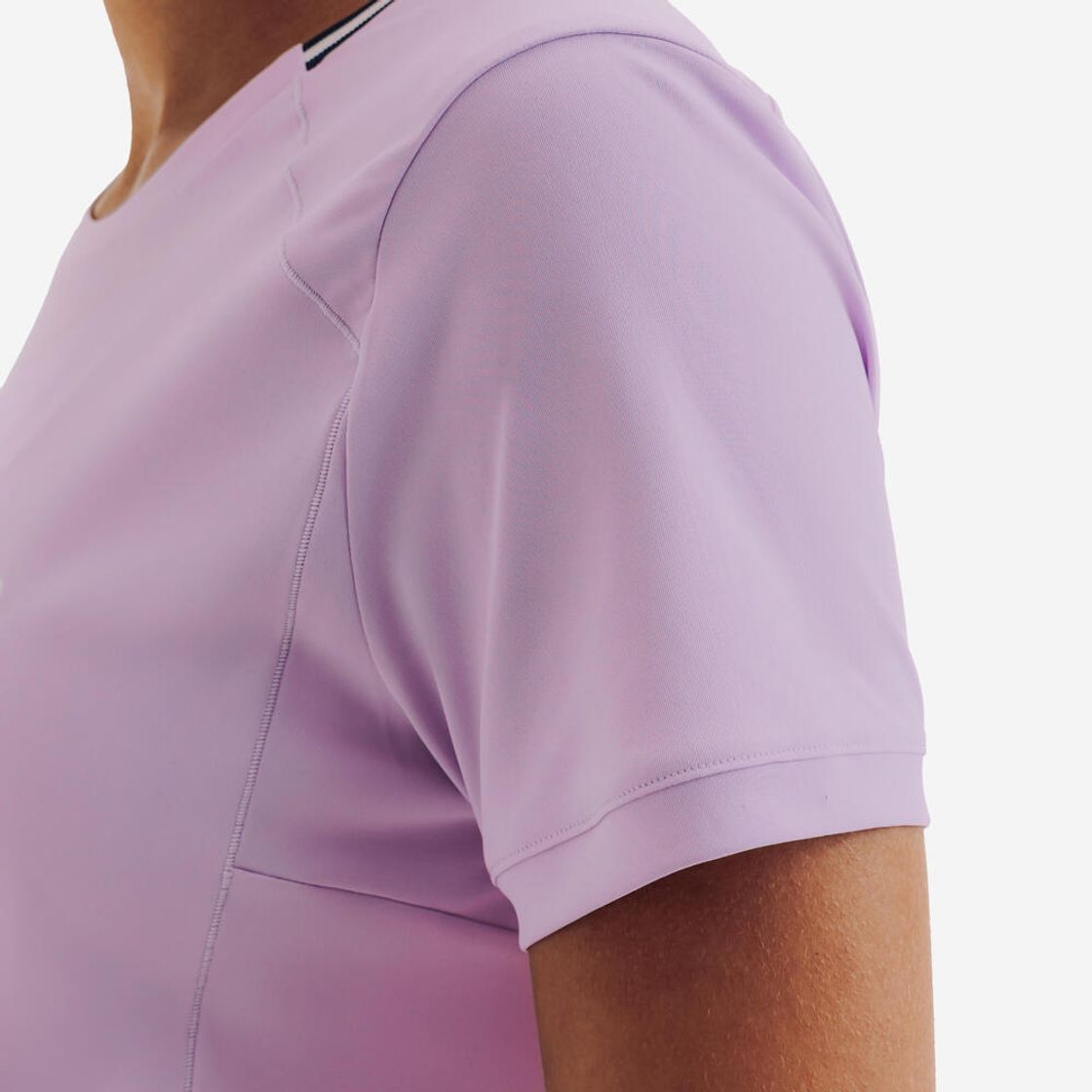 데카트론 여성 테니스 크루넥 반팔 티 드라이 라일락 퍼플(Decathlon Women's Tennis Crew Neck Short Sleeve T-Shirt Dry Lilac Purple) - 7
