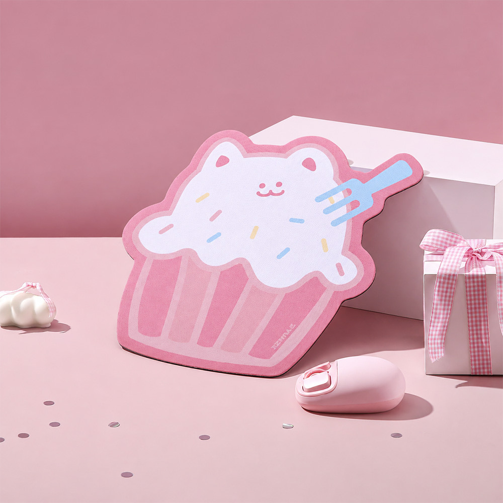 윤지 고양이 컵케이크 마우스패드([YUNZII] Cat Cupcake Mouse Pad) - 2