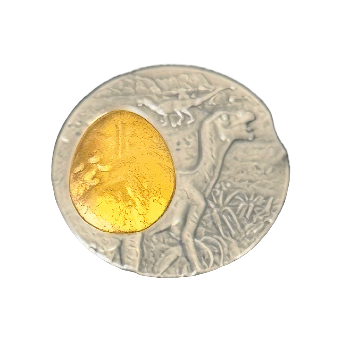 은 한국조폐공사 2020 한반도 공룡 시리즈 1차 코리아노사우루스 은메달 408g(Silver KOMSCO 2020 Korean Peninsula Dinosaurs Series 1 Koreanosaurus Medal 408g) - 1