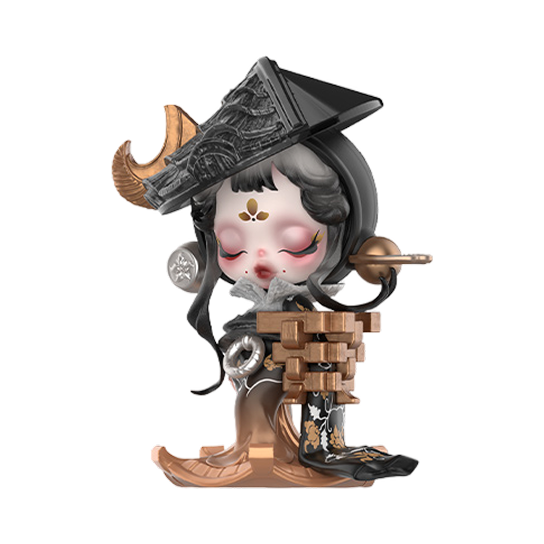 - Pop Mart Skullpanda Where Time Dwells Series Beneath Flying Eaves Figures (Opened Case)