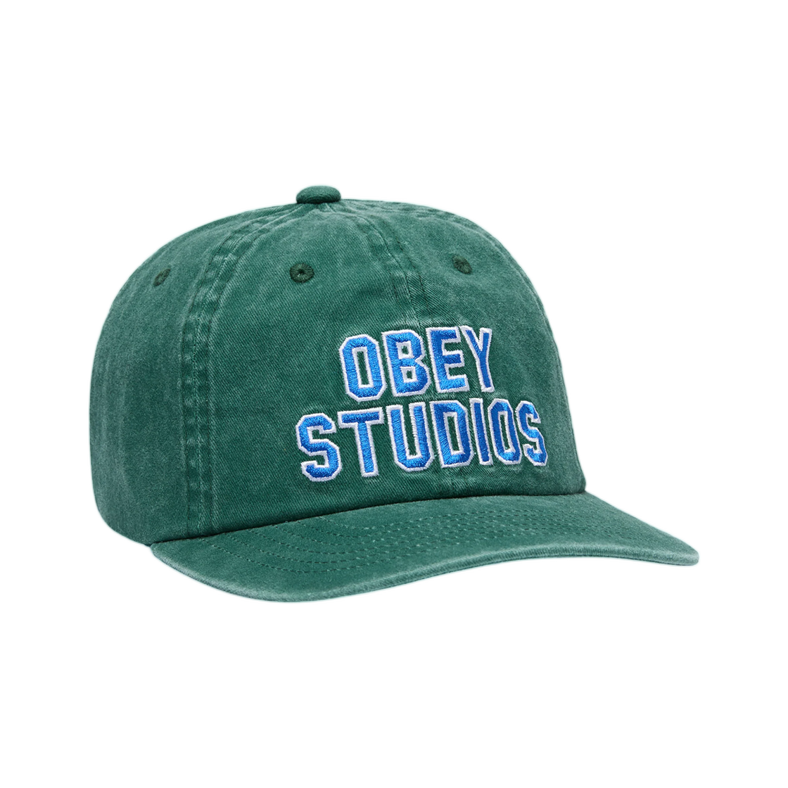 100580448 Obey Pigment Obey Studios 6 Panel SB Pigment Pine Green