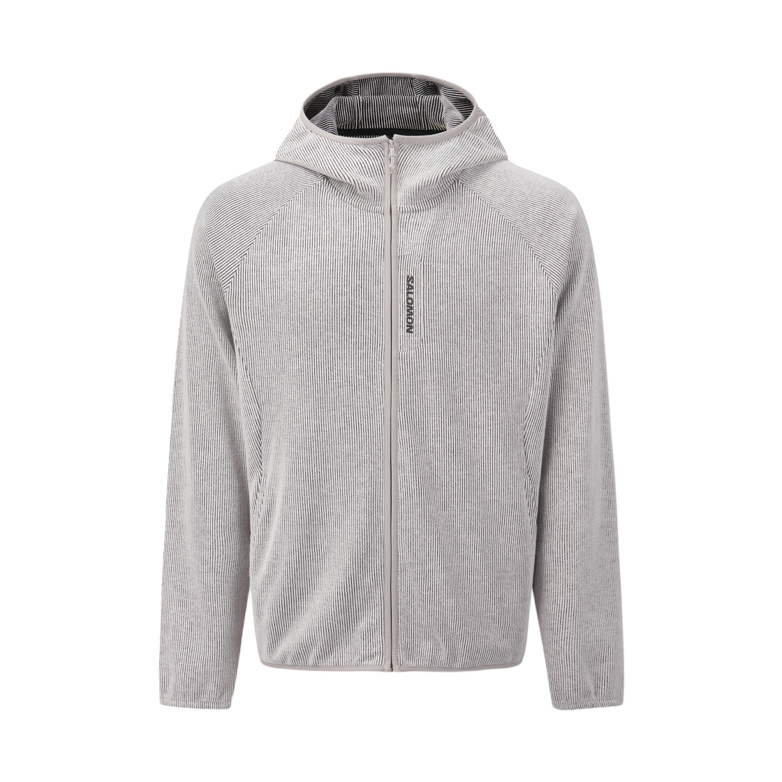 LD0387000 Salomon Ridge Hooded Zip Jacket Pale Gray