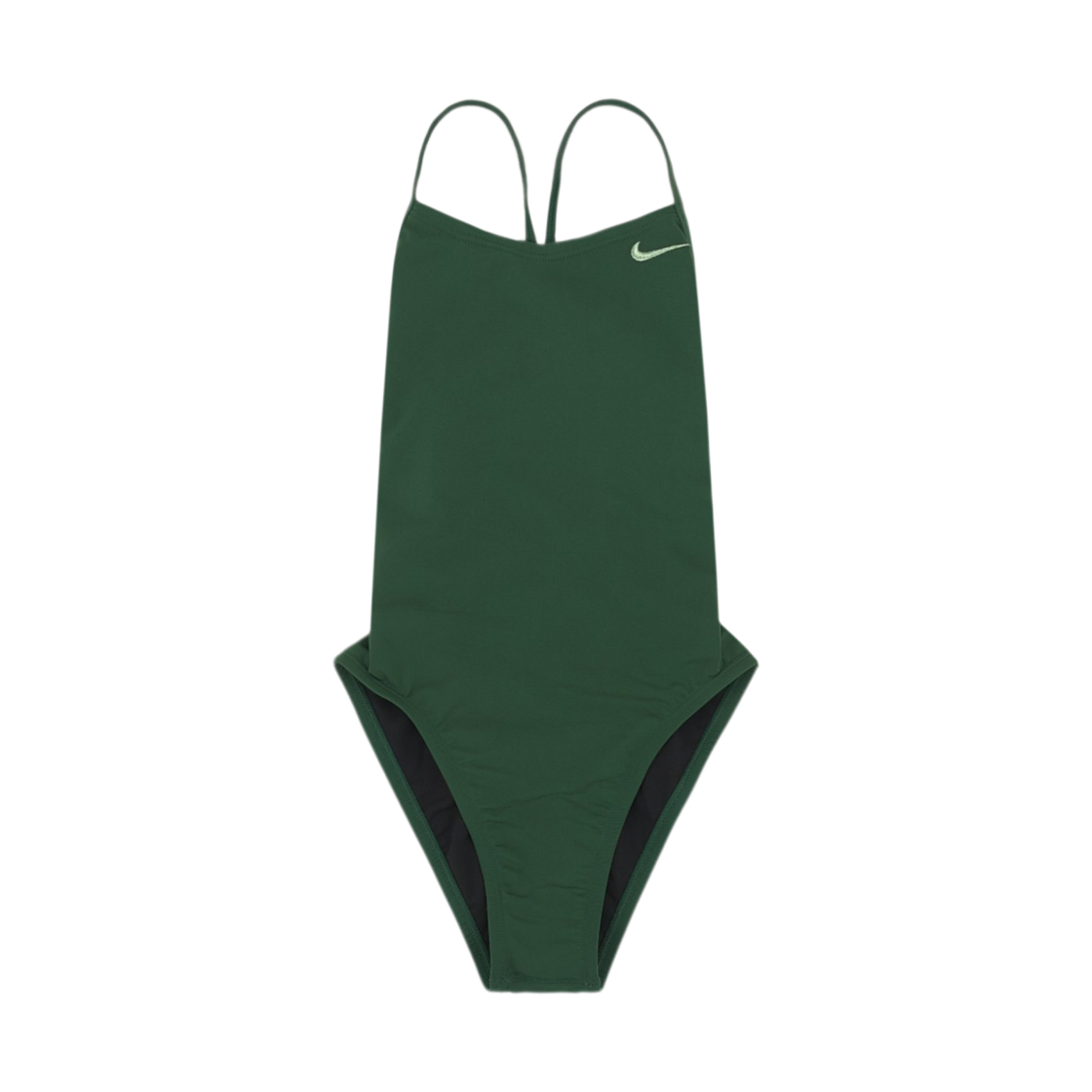 NESSG077-371 (W) Nike Swim Answer Metallic Solid Lace-Up Tie-Back Gorge Green