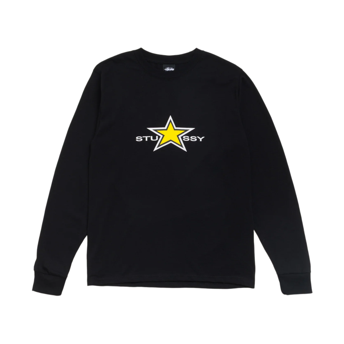 1995212 Stussy Star LS T-Shirt Black