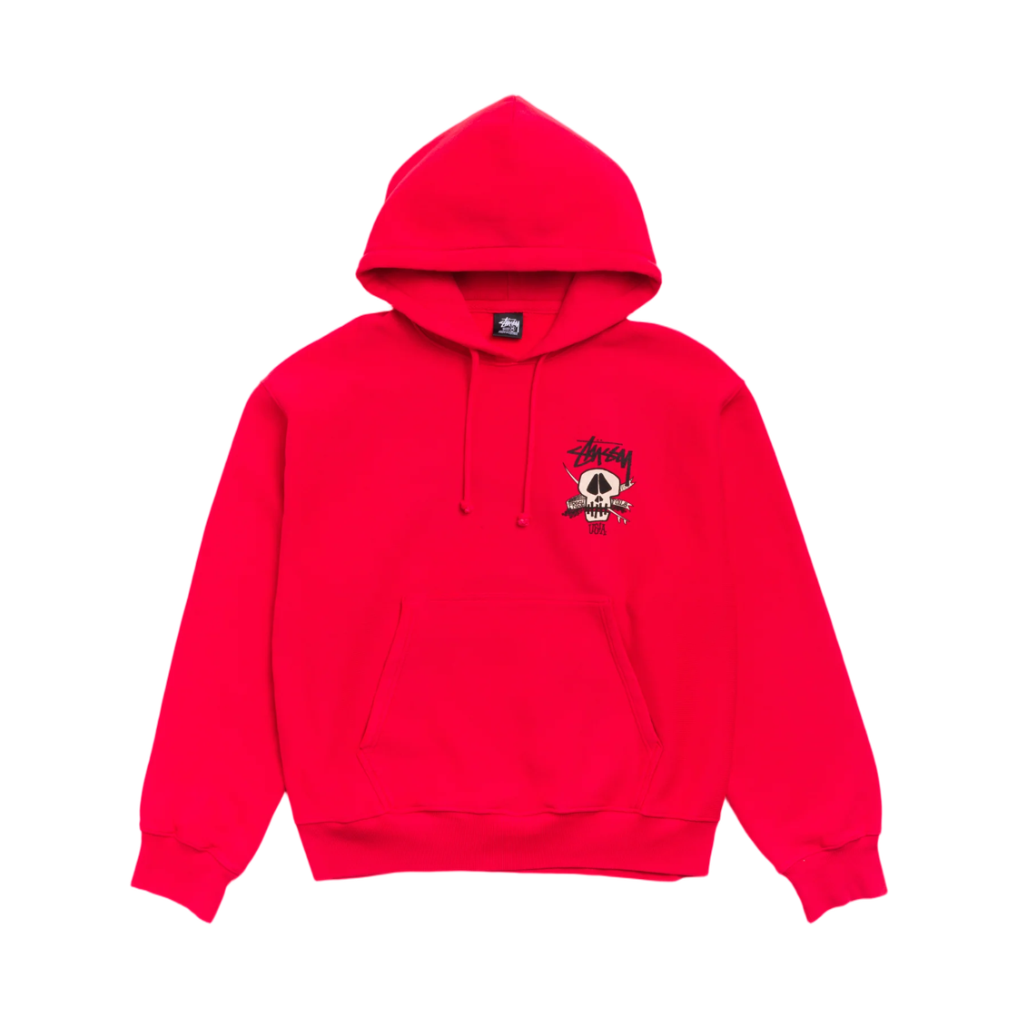 스투시 프레쉬 포일즈 후드 가먼트 다이드 레드(Stussy Fresh Foils Hoodie Garment Dyed Red) - 2
