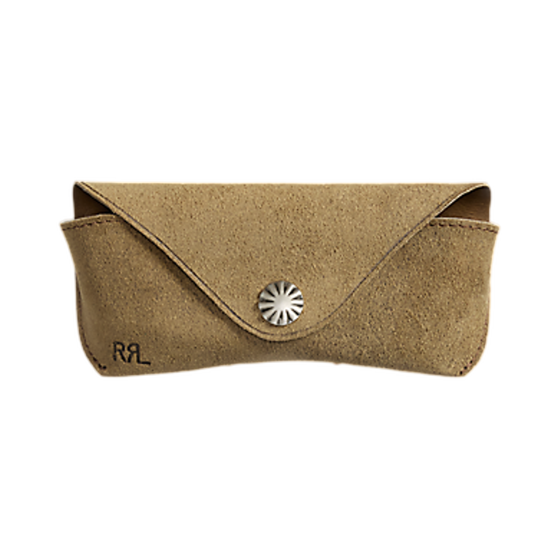 더블 RL 리미티드 에디션 스웨이드 아이글래스 케이스 샌디 베이지(Double RL Limited Edition Suede Eyeglass Case Sandy Beige)