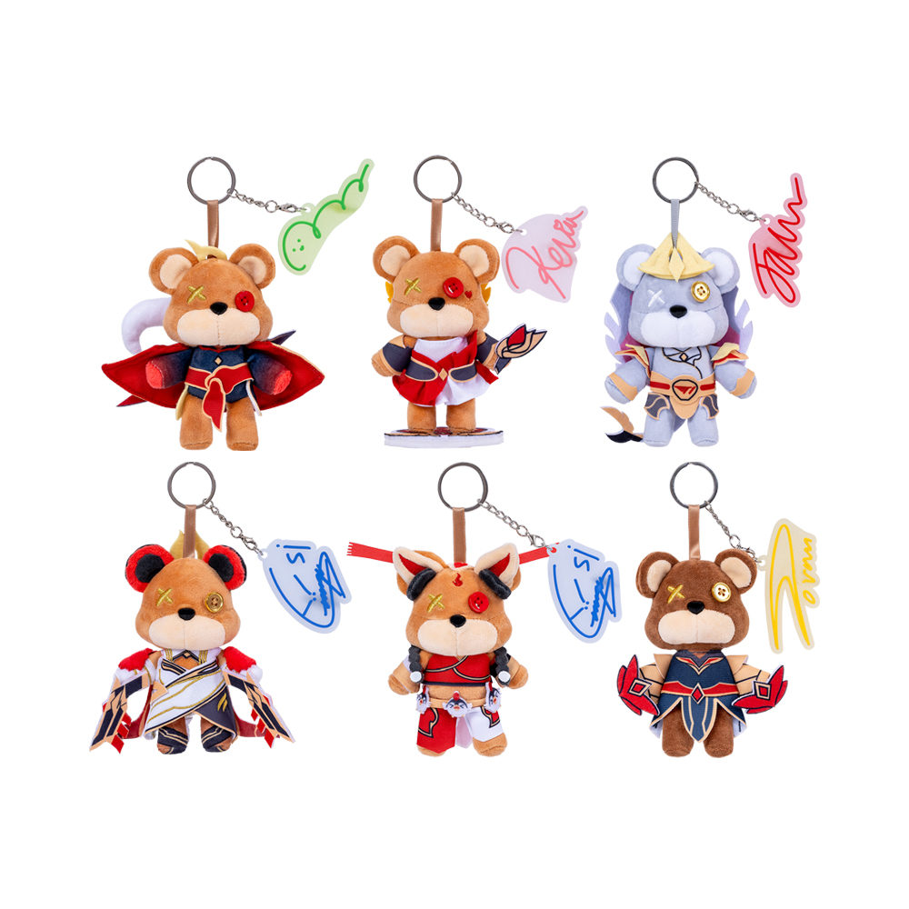 2025 월드 챔피언 T1 티버 열쇠고리 (무작위)(T1 2025 World Champion Tibbers Blind Box (Single Box)) - 2