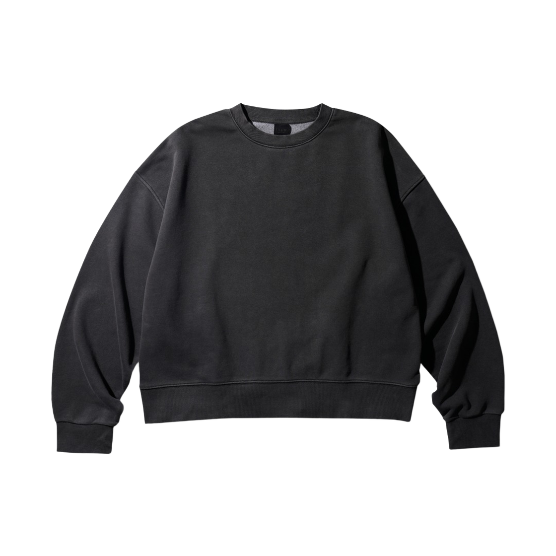 KJMT6899_darkgray_29 EZKATON Ez Crop Pigment Sweatshirts Darkgray KJMT6899
