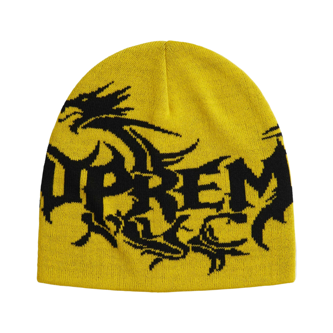 - Supreme Dragon Beanie Yellow - 26FW
