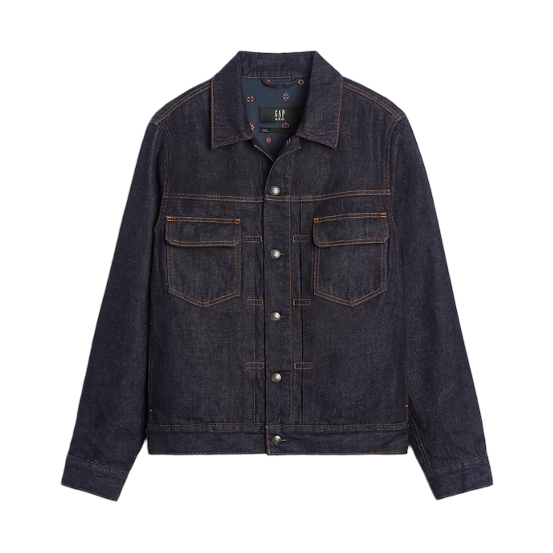 갭 x 아페쎄 라인드 재패니즈 데님 자켓 린스 마레(Gap x A.P.C. Lined Japanese Denim Jacket Rinse Marais)