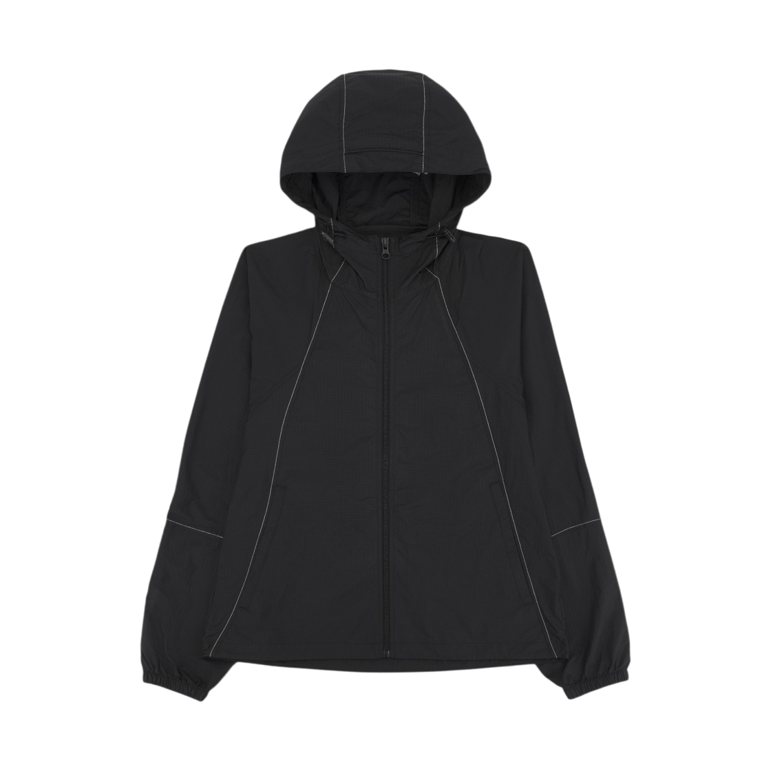 MK2611JP302U / MK2600JP302M Matin Kim Back Logo Hoody Wind Breaker In Black