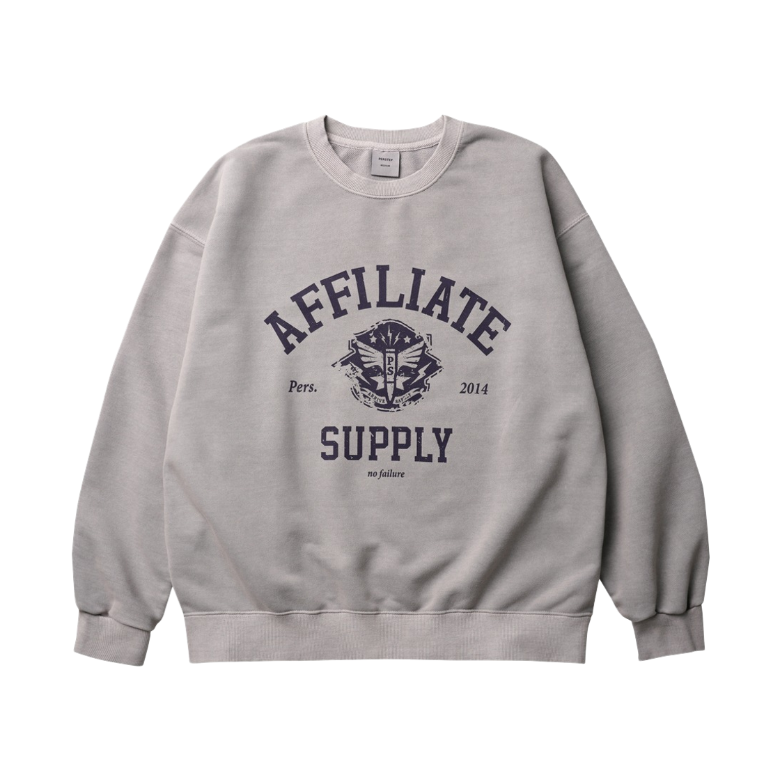 HHMT4721_Lightgray_29 PERSTEP Affiliate Pigment Sweatshirt Lightgray HHMT4721
